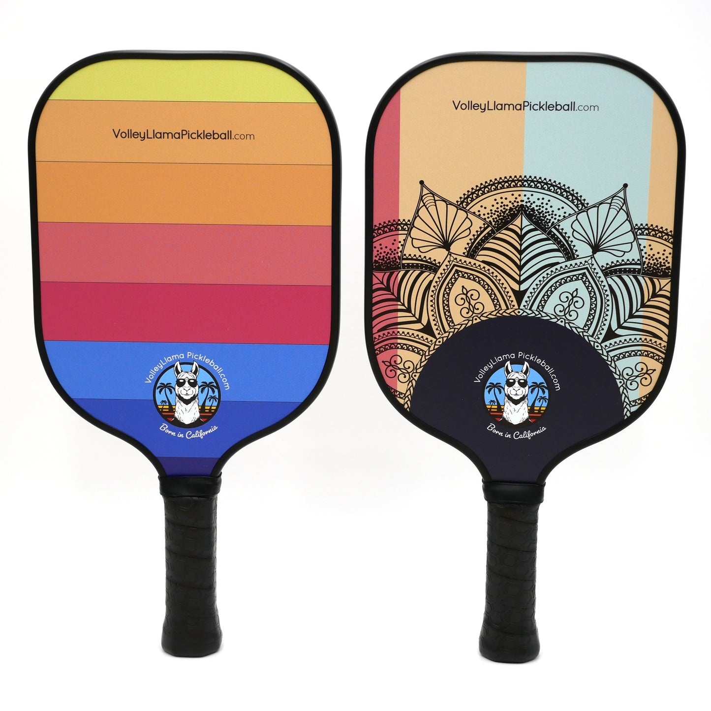 Beach & Llama Pickleball Paddles Set of 2