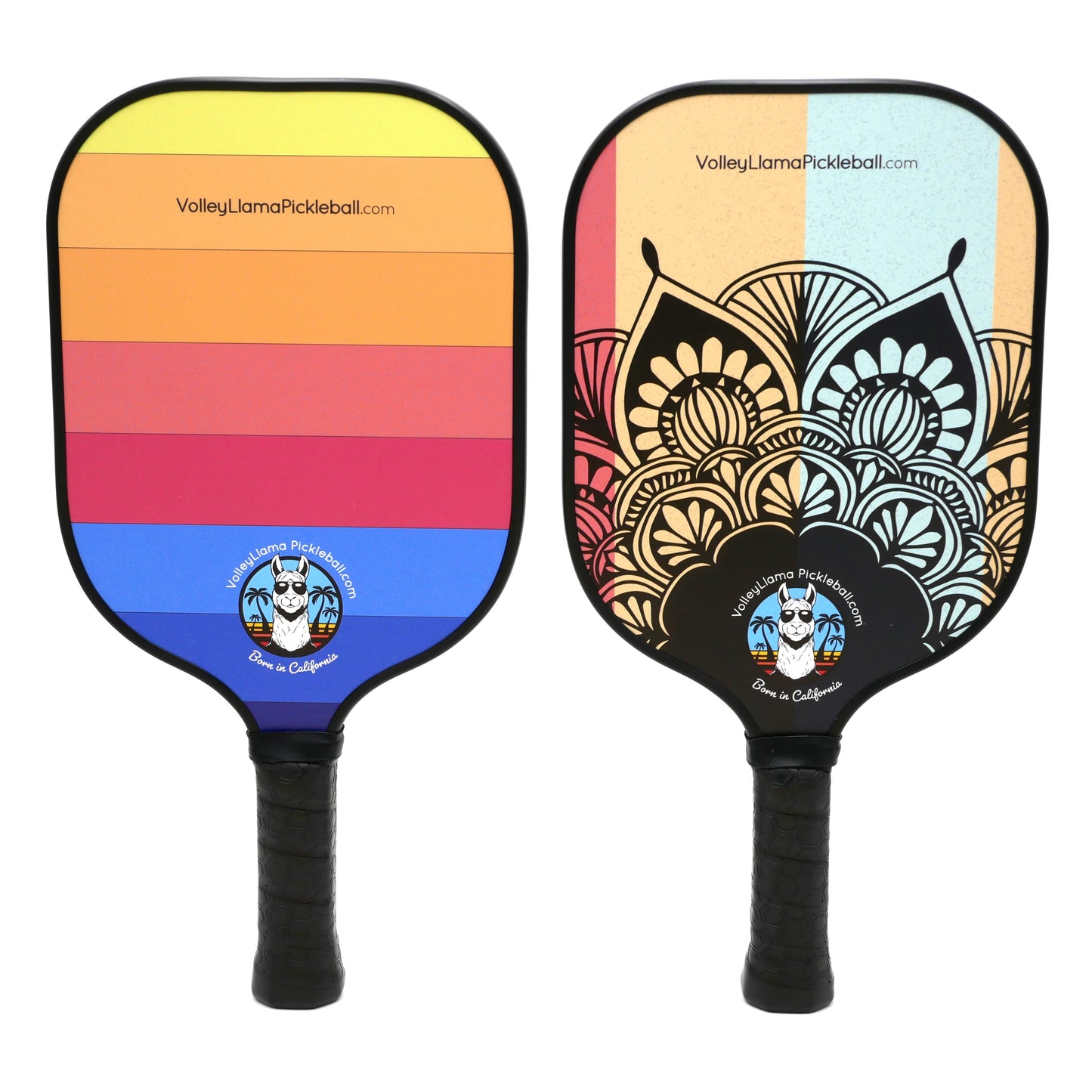 Beach & Llama Pickleball Paddles Set of 2