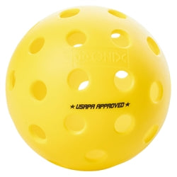 Pickleball Ball ONIX Fuse G2 Outdoor Ball - Yellow 6 Pack