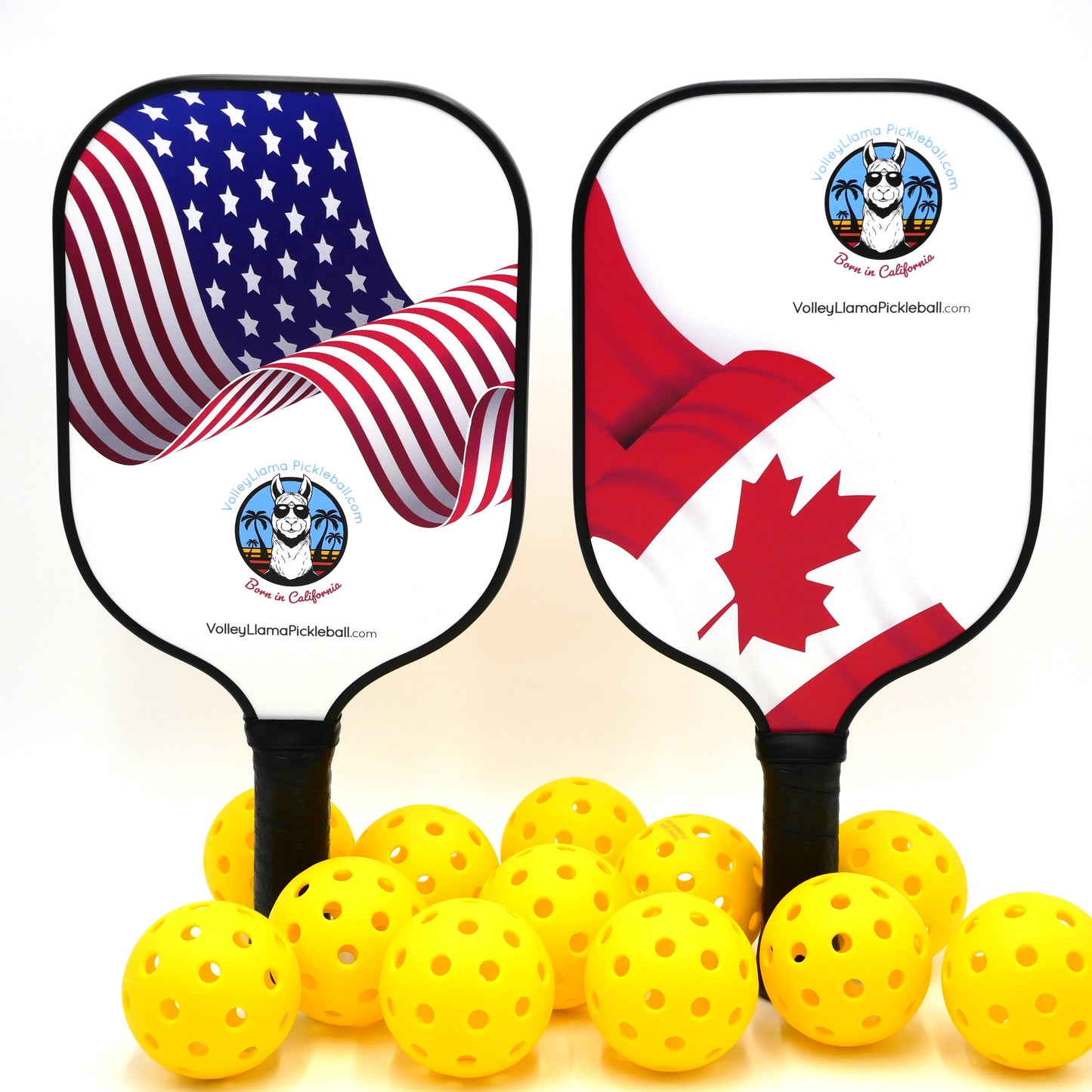 USA And Canada Pickleball Paddles Set of 2