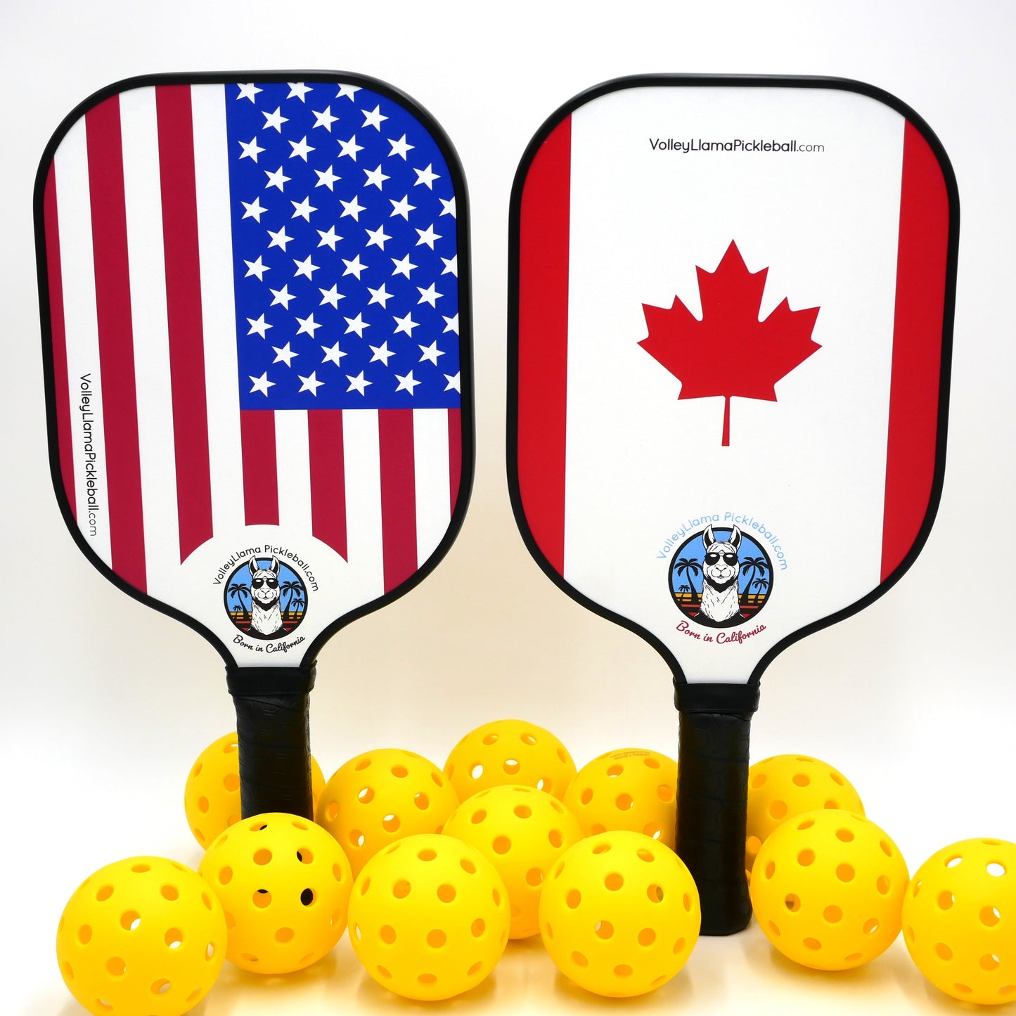 USA And Canada Pickleball Paddles Set of 2